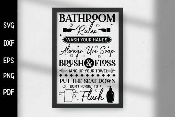 Funny Bathroom Sign SVG: A Designer's Review