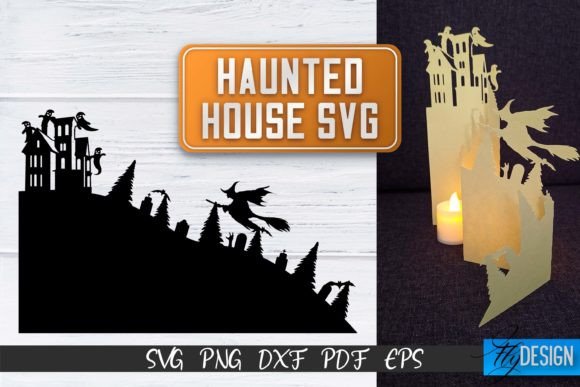 Haunted House SVG Halloween Design Review