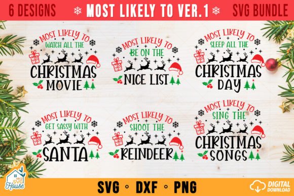 Most Likely to Christmas Bundle SVG Review