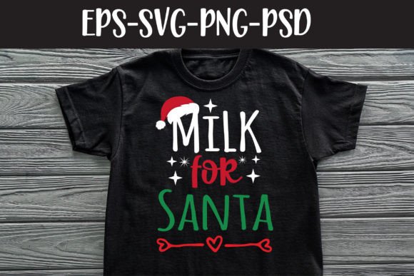 Review: Milk for Santa Christmas Saying Svg